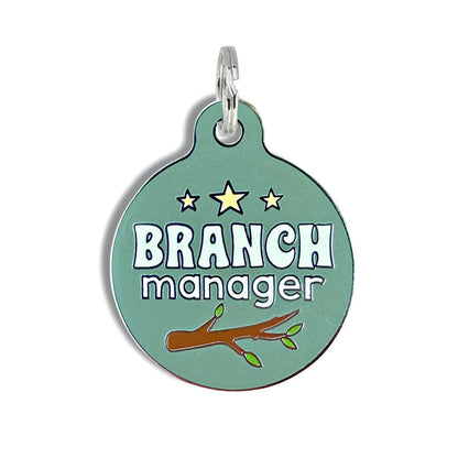 Bad Tags - Adventure Dog ID Tag Personalize - Branch Manager - Dog.Dog.Cat.