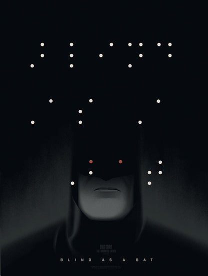 Batman: The Animated Series - Blind as a Bat Screenprinted Poster