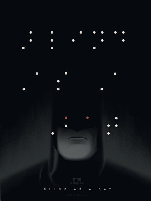 Batman: The Animated Series - Blind as a Bat Screenprinted Poster