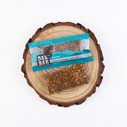 Beaver Bar -Milk Chocolate, Peanut Butter & Banana Snack Bar
