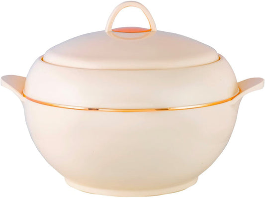 Royalford Beige Casserole Hot Pot Food Warmer 5L Casserole Dishes