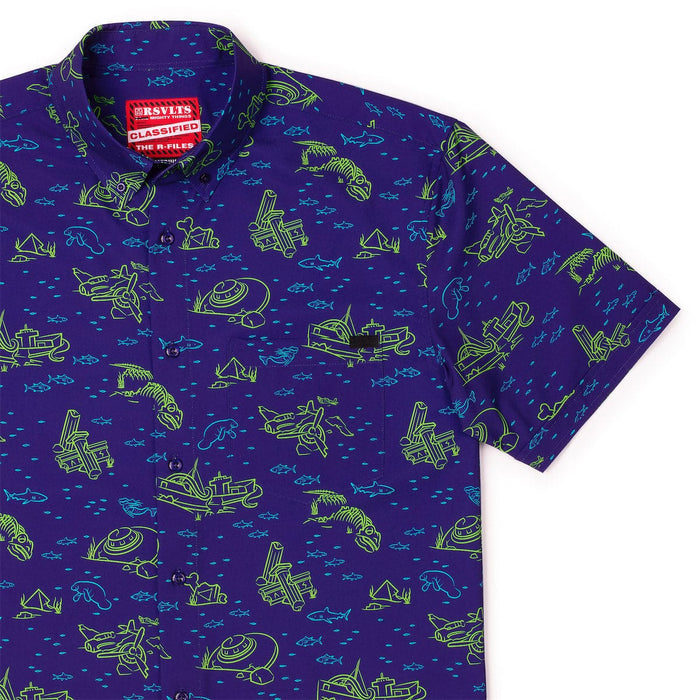 RSVLTS XS RSVLTS Short Sleeve Shirt Bermuda Boneyard – KUNUFLEX Short Sleeve Shirt Bermuda Boneyard – KUNUFLEX Short Sleeve Shirt