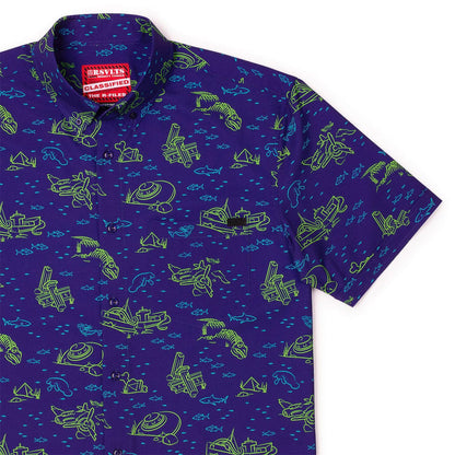 RSVLTS XS RSVLTS Short Sleeve Shirt Bermuda Boneyard – KUNUFLEX Short Sleeve Shirt Bermuda Boneyard – KUNUFLEX Short Sleeve Shirt