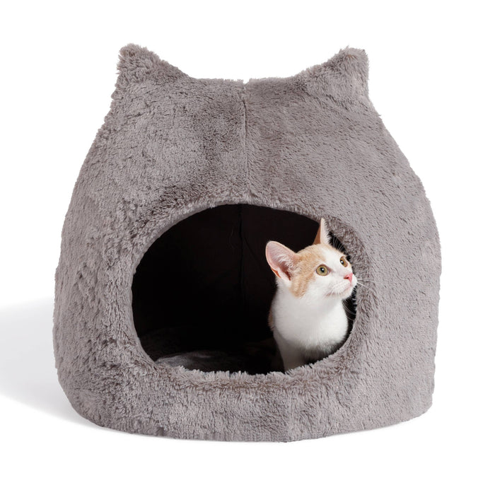 Pet Palette Distribution - Best Friends by Sheri Meow Hut Fur Grey MD - Dog.Dog.Cat.