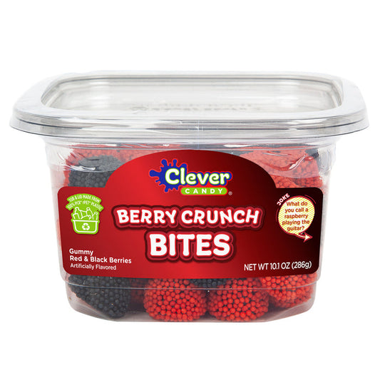 Black and Red Berries Berry Crunch Bites Candy - 12 Count