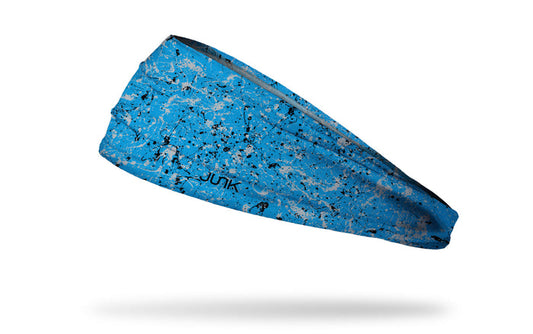 Black Silver Blue Splatter Big Bang Lite Headband - View 1