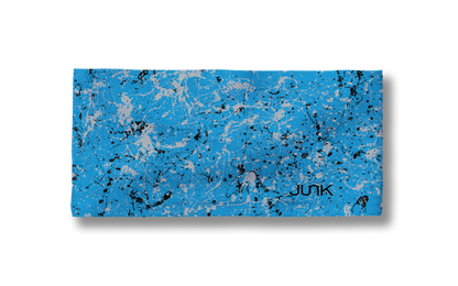 Black Silver Blue Splatter Big Bang Lite Headband - View 3
