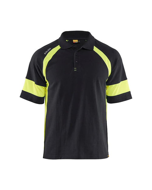Blaklader Hi-Vis Polo-Shirt - Black/Yellow | 3528