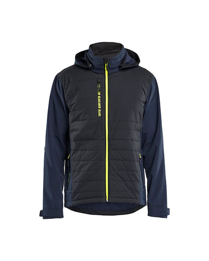 Blaklader Hybrid Jacket Navy & Yellow | 4743