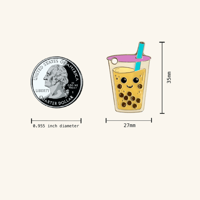 Boba Bubble Tea Pet ID Tag - Dog.Dog.Cat.