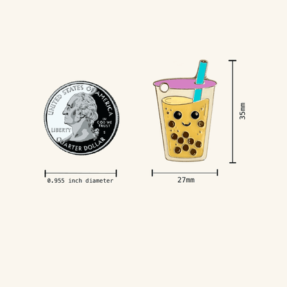Boba Bubble Tea Pet ID Tag - Dog.Dog.Cat.