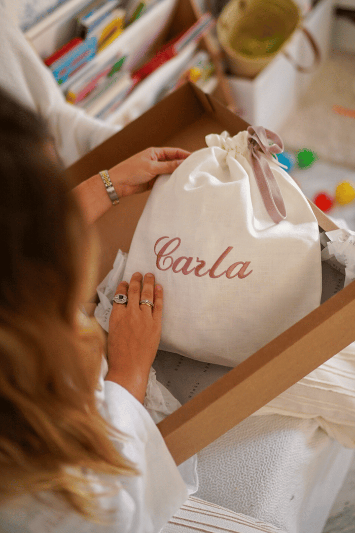 Bolsa grande bordada