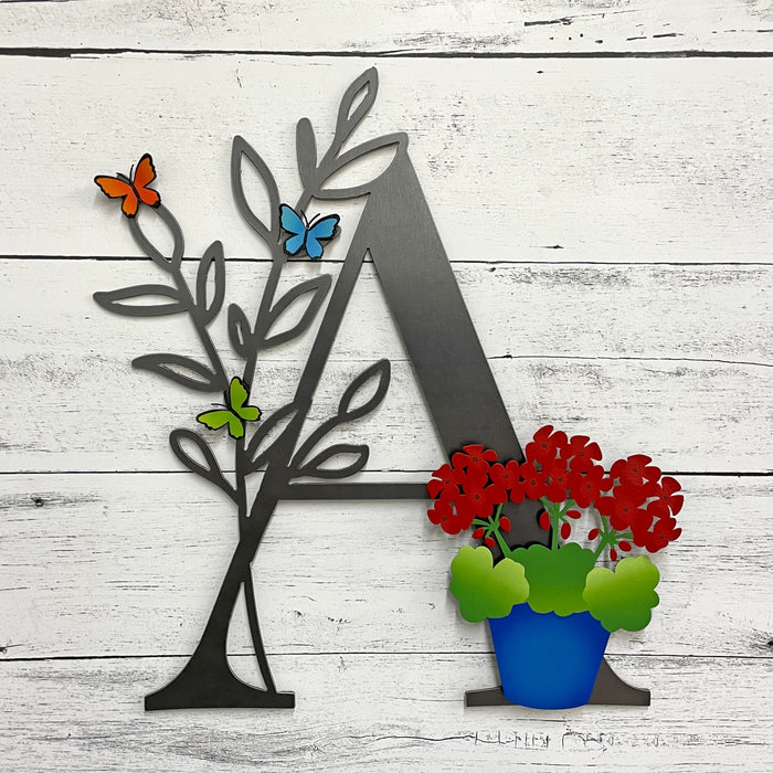 Botanical Letter Wall Decor