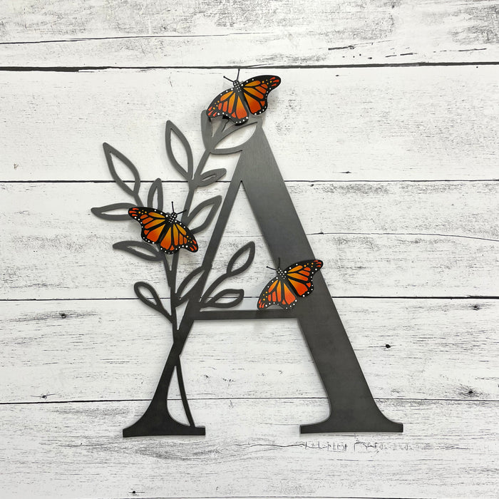 Botanical Letter Wall Decor