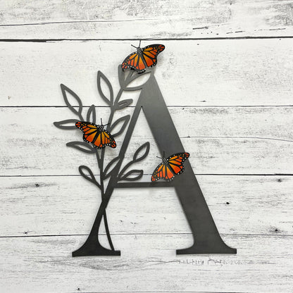 Botanical Letter Wall Decor