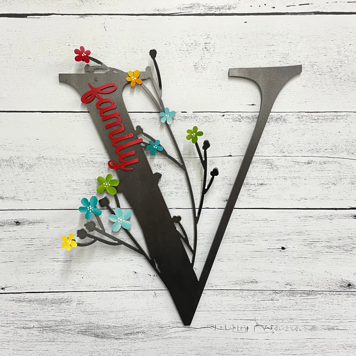 Botanical Letter Wall Decor