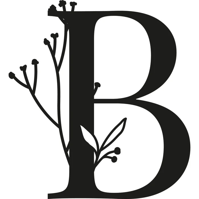 Botanical Letter Wall Decor