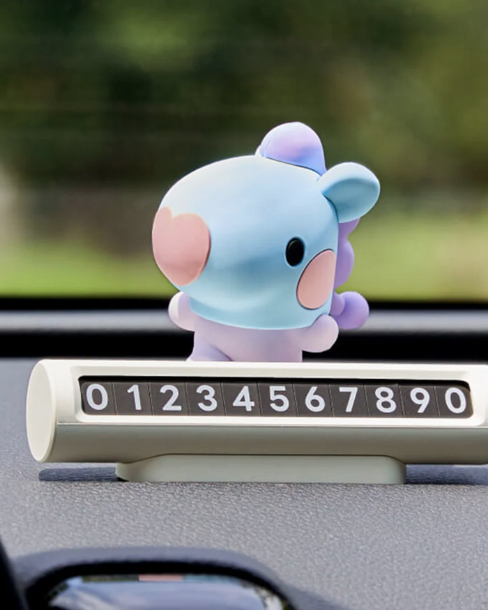 BT21 MANG minini Parking Phone Number Plate