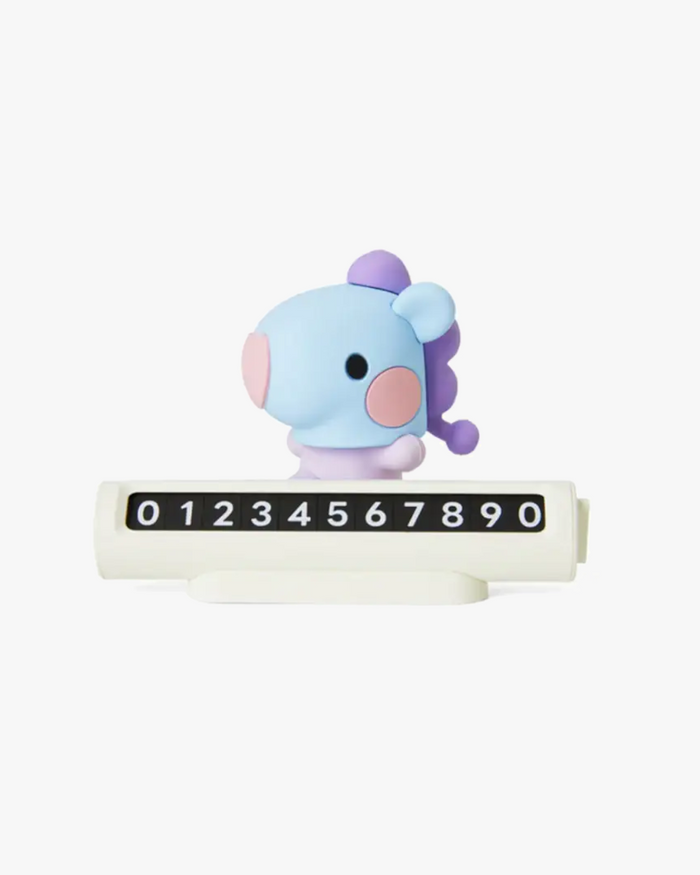 BT21 MANG minini Parking Phone Number Plate
