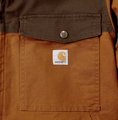 Carhartt Montana Rugged Flex™ Relaxed Fit Duck Insulated Jacket - Brown