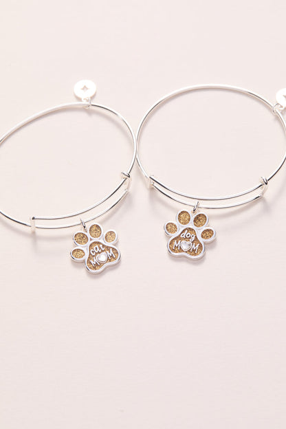 Cat Mom Charm Bangle
