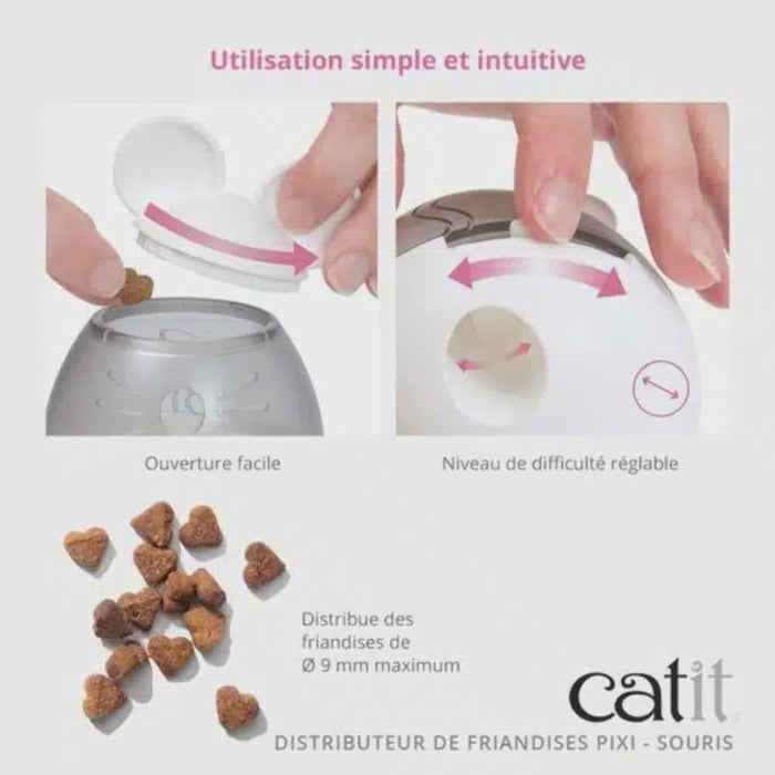 Catit Pixi Treat Dispensing Mouse Toy - Dog.Dog.Cat.