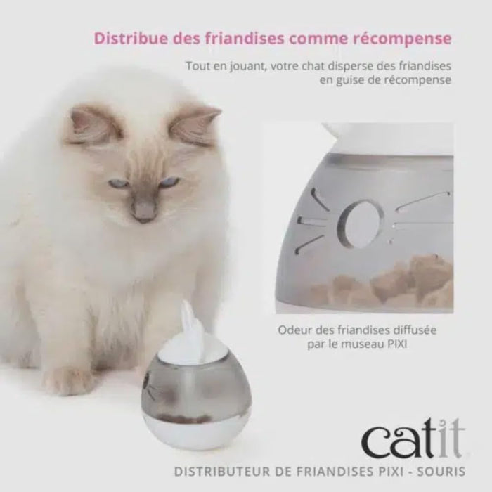 Catit Pixi Treat Dispensing Mouse Toy - Dog.Dog.Cat.