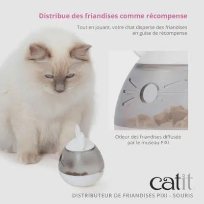 Catit Pixi Treat Dispensing Mouse Toy - Dog.Dog.Cat.