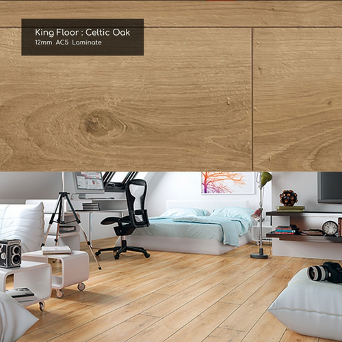 Celtic Oak King Floor | Bearfoot Laminate Flooring