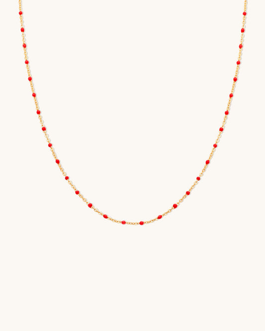 Cherry Candy Chain Necklace