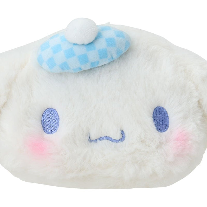 Cinnamoroll Plush Mini Face Pouch (Retro Pastel Series) Bags Japan Original