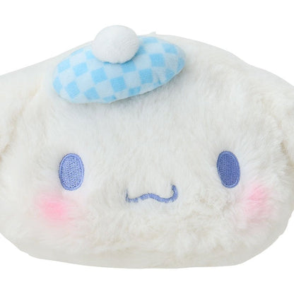 Cinnamoroll Plush Mini Face Pouch (Retro Pastel Series) Bags Japan Original