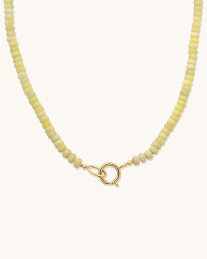 Citron Gemstone Necklace
