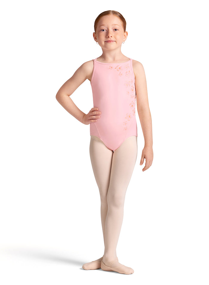 CL40009 Cara Child Boat Neck Leotard