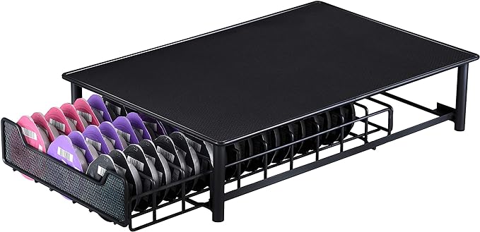 Coffee Capsule Storage Drawer and Coffee Machine Stand for Tassimo Pods | EXTS120-60 | Black