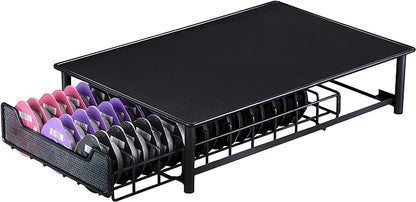 Coffee Capsule Storage Drawer and Coffee Machine Stand for Tassimo Pods | EXTS120-60 | Black