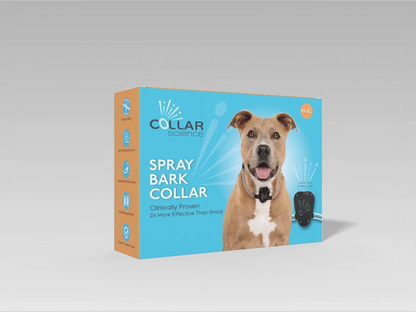 Collar Science Bark Collar - Humane Anti-Bark Training Device for Dogs - Dog.Dog.Cat.