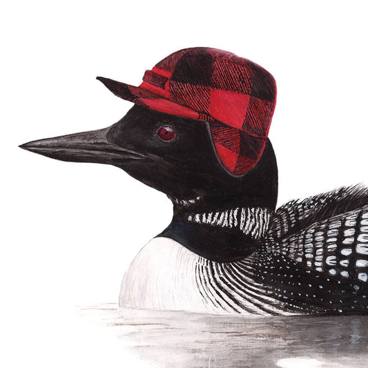 Common Loon with Flap Cap