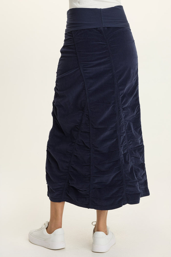 Wearables Cord Shirred Peasant Skirt