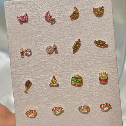 Croissant Studs