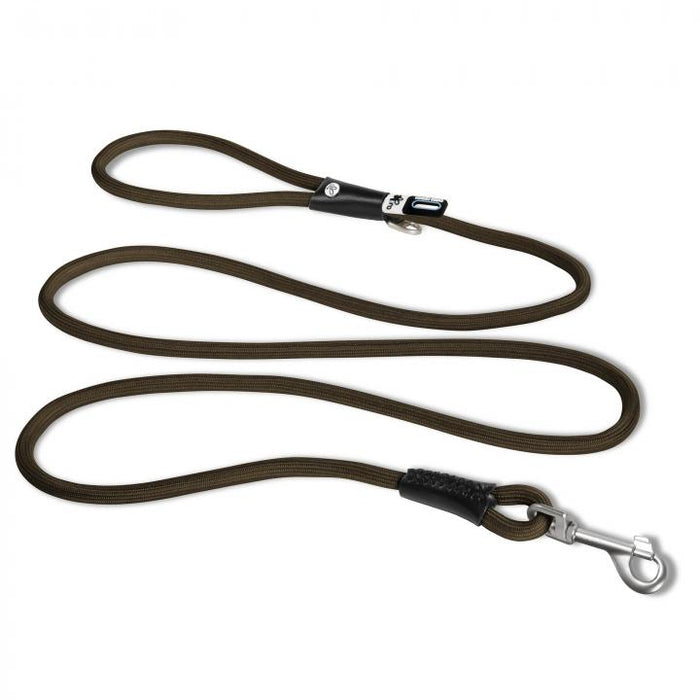 Curli Stretch Comfort Leash-Brown : Med - Dog.Dog.Cat.