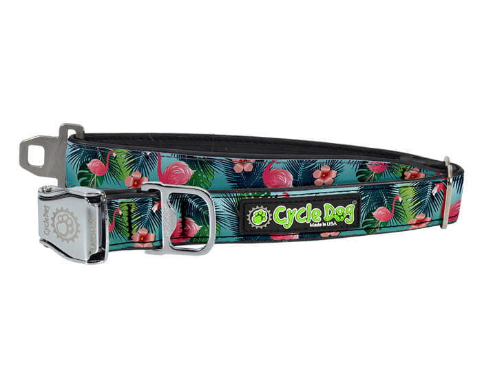 CYCLE Regular Dog Collar Flamingo MTL LATCH LOCK - Dog.Dog.Cat.
