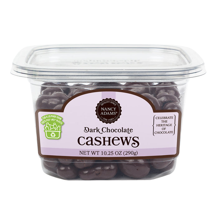 Dark Chocolate Covered Cashews Candy - 12 Count
