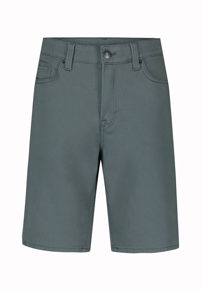 Buffalo Men Shorts Blue Denim Denim Shorts Stretch Soft Cotton Relaxed Straight Fit