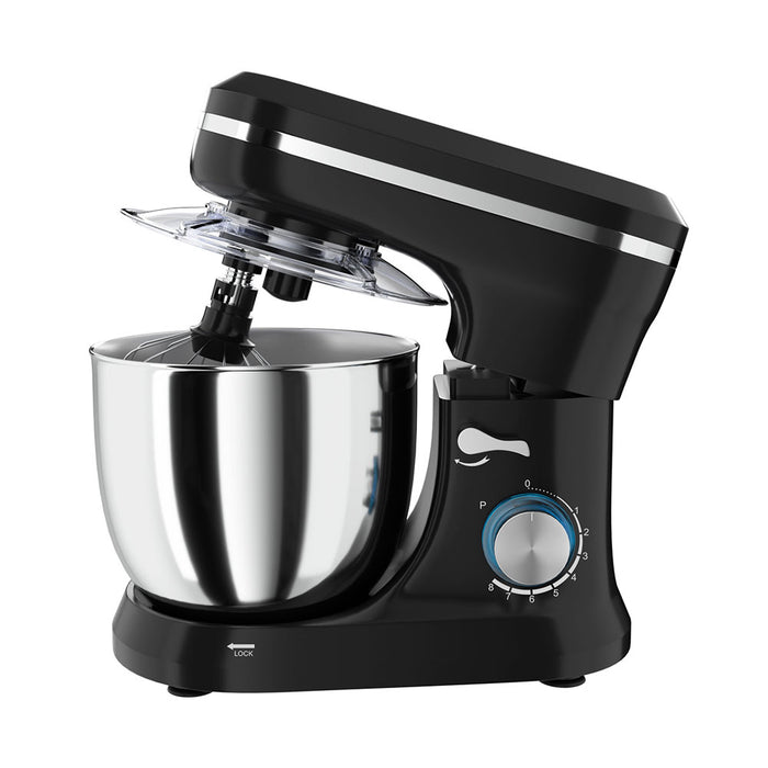 Devanti 3in1 Stand Mixer 8 Speed 5L Mix Master 400W Black - Devanti