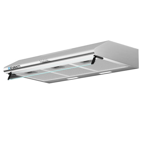 Devanti 900mm Range Hood 90cm Rangehood Stainless Steel - Devanti
