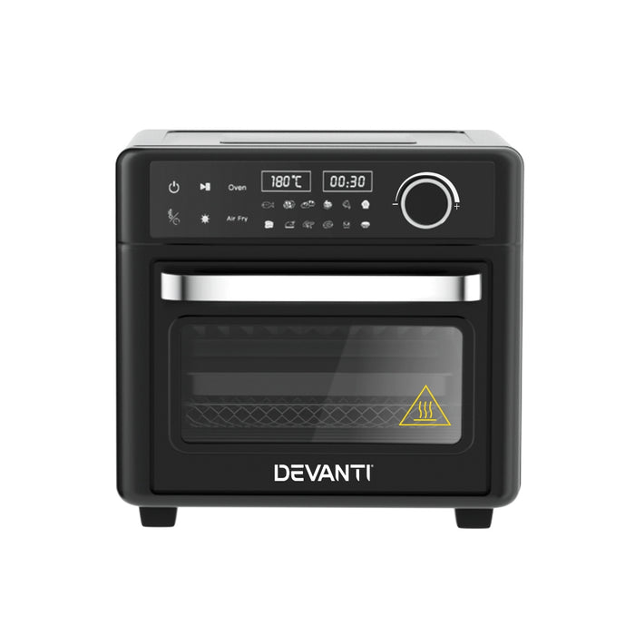 Devanti Air Fryer 15L LCD Fryers Oven - Devanti