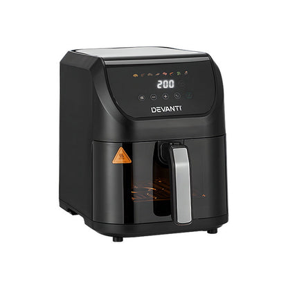 Devanti Air Fryer 5L W/ LCD Touch 1500W - Devanti
