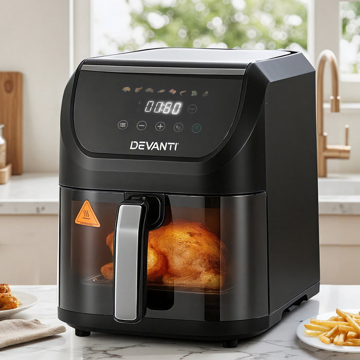Devanti Air Fryer 5L W/ LCD Touch 1500W - Devanti