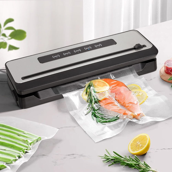Devanti Food Vacuum Sealer Machine Fresh Storage Sealing Cutter Bags 5 Modes - Devanti